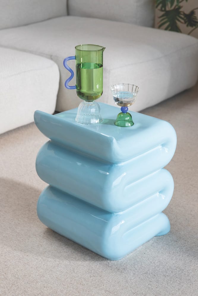 &Klevering <br>Tulip Glass Green- Set of 2 - Image 3